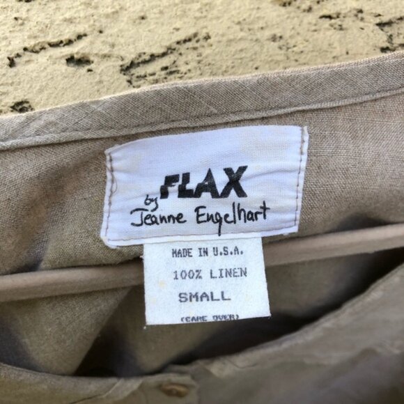 Flax brand slow fashion linen shirt - Picture 2 of 3